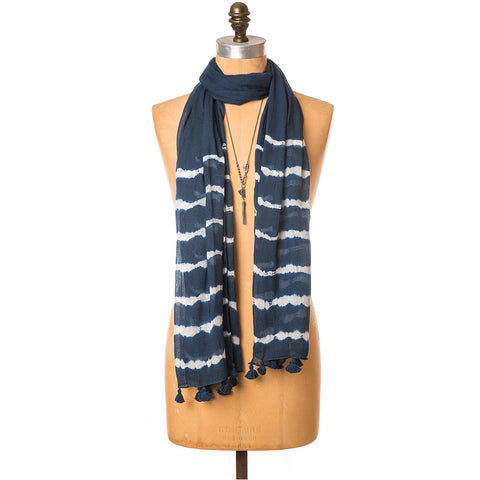 Isabel Pom Pom Scarf Soft Grey