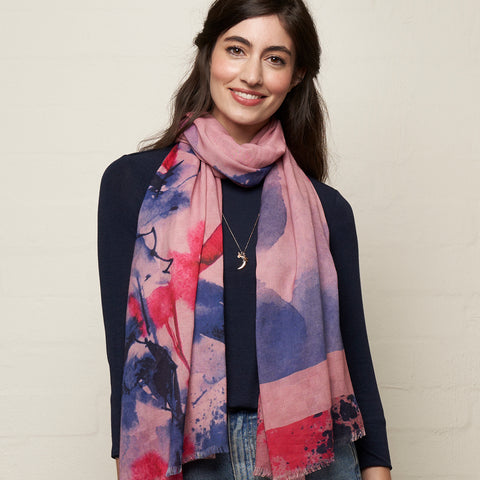 Cotton Snood Denim Blue