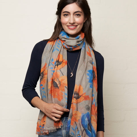 Cotton Snood Denim Blue