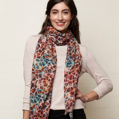 Cotton Snood Denim Blue