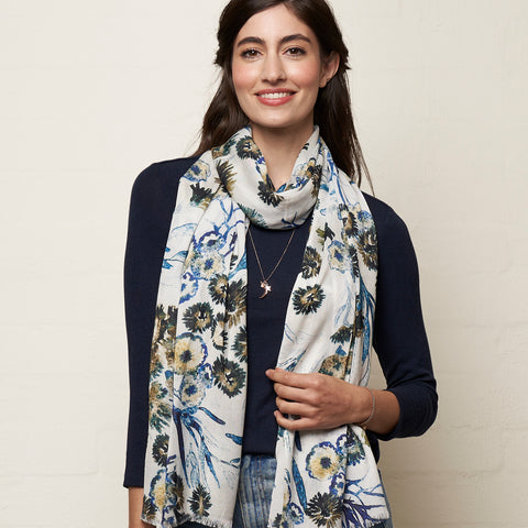 Cotton Snood Denim Blue