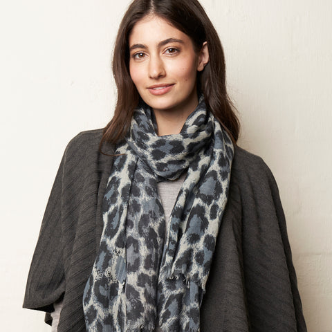 Cotton Snood Denim Blue