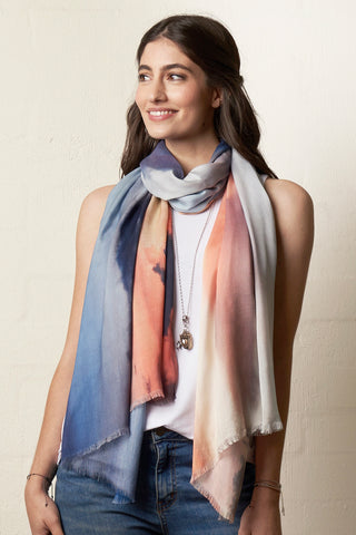 Cotton Snood Denim Blue