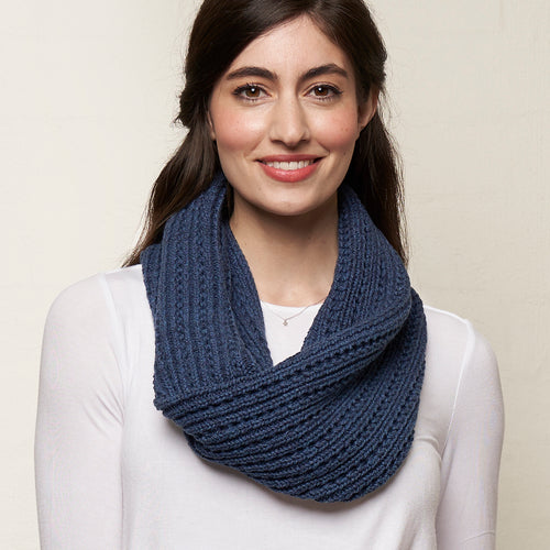 Cotton Snood Denim Blue