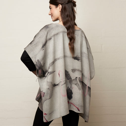 Flamingoes Poncho