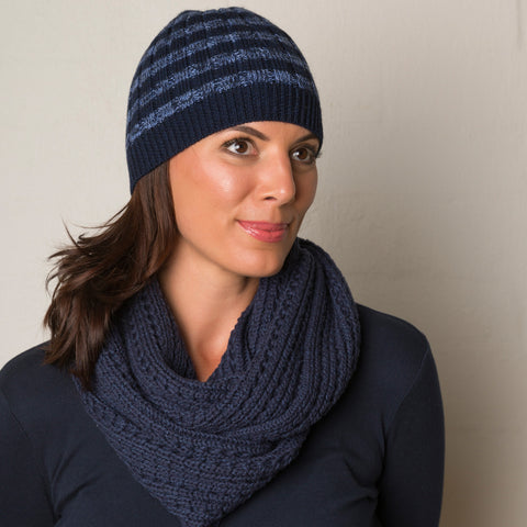 Cotton Snood Denim Blue