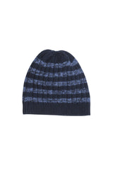 Stripe Beanie Navy