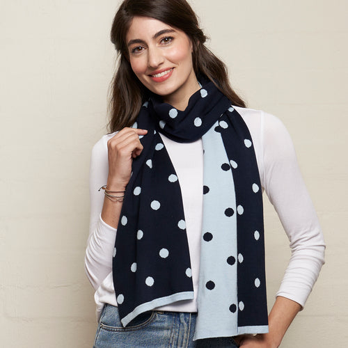 Spots Knit Blues